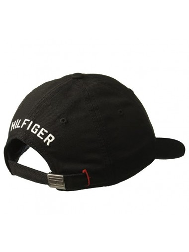 Tommy Hilfiger Men's Ardin Dad Hat- Black